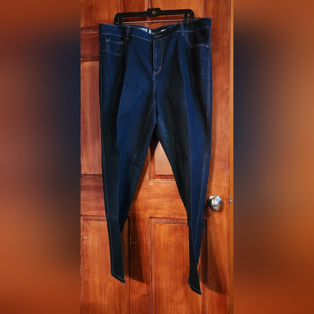 Dark blue jeans